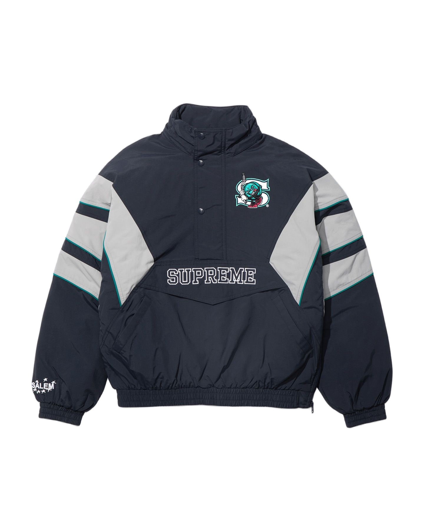 Supreme/SALEM Half Zip Stadium Jacket view 16